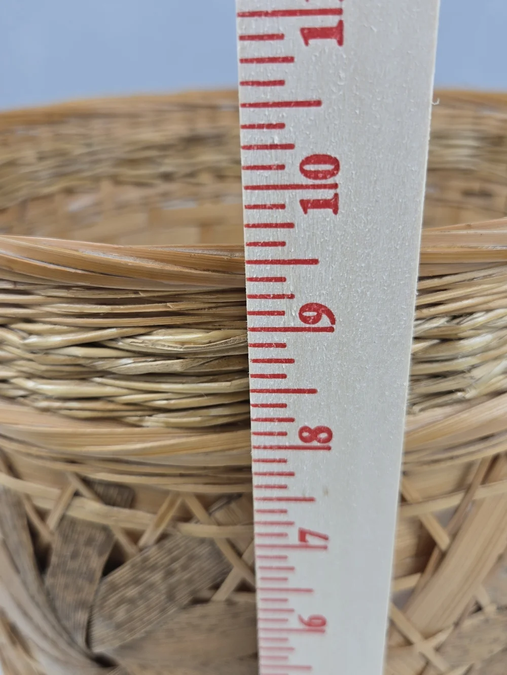 Vintage woven bamboo